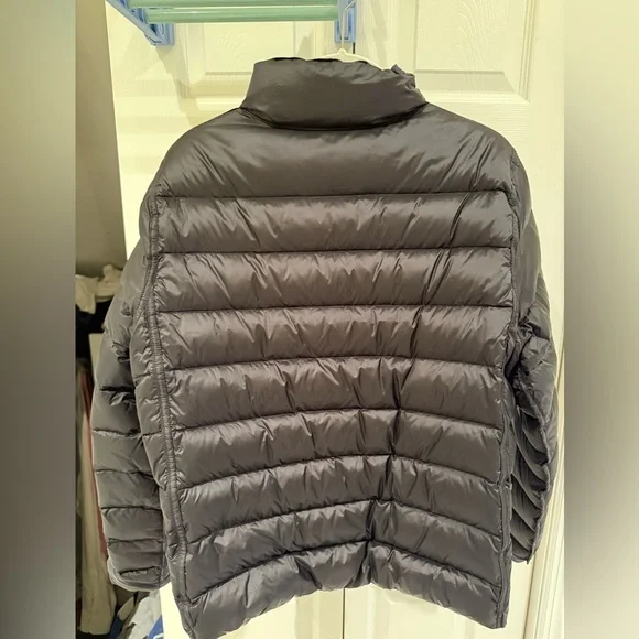 Polo Ralph Lauren- Reversible Blackwatch Plaid Puffer Jacket, Black, Size L, EUC - Picture 9 of 15